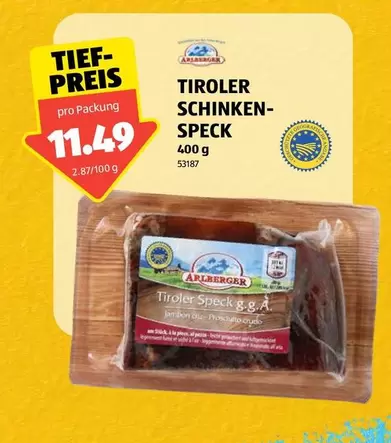 Tiroler Schinken-Speck 400 g