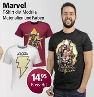 Marvel - T-Shirt div. Modelle, Materialien und Farben