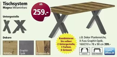 Tischsystem Magna