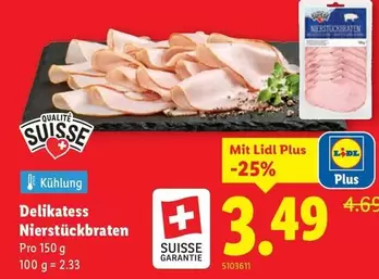 Delikatess Nierstückbraten