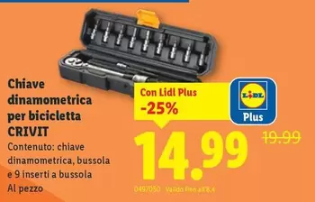 Chiave dinamometrica per bicicletta