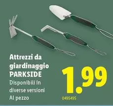 Attrezzi da giardinaggio