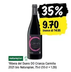 Ribera del Duero DO Crianza Carmiña 2021 bio