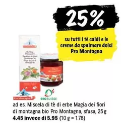 Miscela di tè di erbe Magia dei fiori di montagna