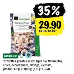 Crevettes géantes Black Tiger bio