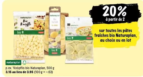 p.ex. Knöpflis bio, 500g