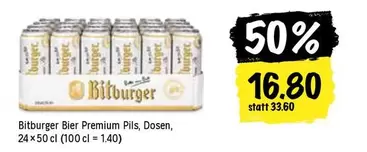 Bier Premium Pils, Dosen