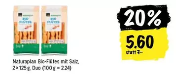 Bio-Flûtes mit Salz