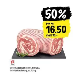 Kalbsbrust gerollt