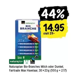 Bio-Branches Milch oder Dunkel