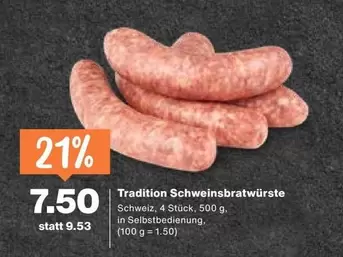 Schweinbratwürste