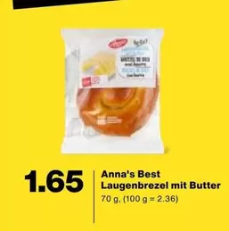 Laugenbrezel mit Butter