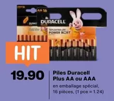 Piles Plus AA ou AAA