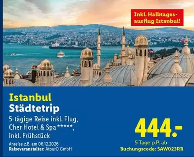 Istanbul Städtereise