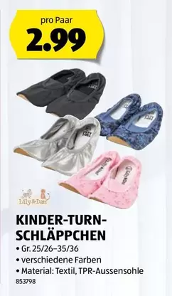 Kinder-Turnschläppchen
