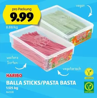 Haribo - BALLA STICKS/PASTA BASTA