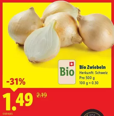 Bio Zwiebeln