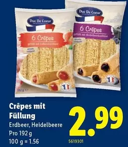 Crêpes mit Füllung