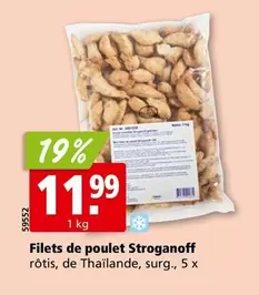 Filets de poulet Stroganoff