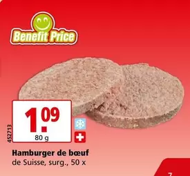 Hamburger de boeuf