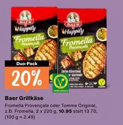 Grillkäse Fromella Provençale oder Tomme Original