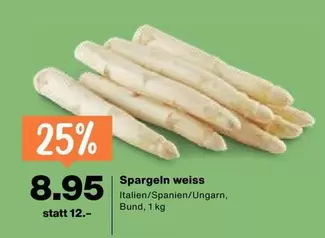 Spargeln weiss