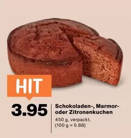 Schokoladen-, Marmor- oder Zitronenkuchen