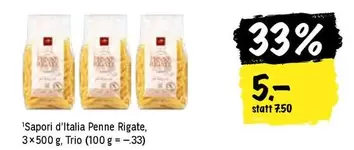 Penne Rigate, Trio
