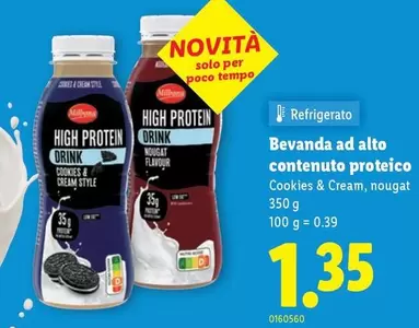 HIGH PROTEIN DRINK COOKIES & CREAM STYLE