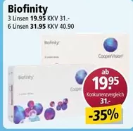 Biofinity 3 Linsen