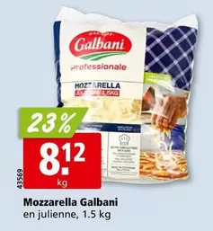 Mozzarella en julienne