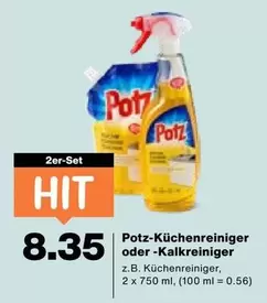 K
uevochenreiniger oder Kalkreiniger