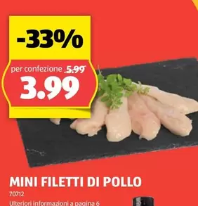 MINI FILETTI DI POLLO