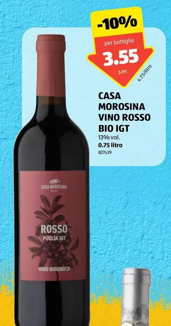 VINO ROSSO BIO IGT