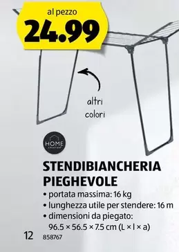 STENDIBIANCHERIA PIEGHEVOLE