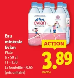 Evian - Eau min
rale Plate