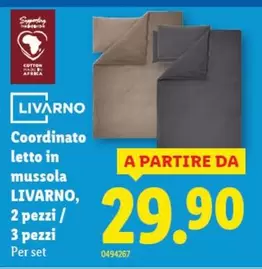 Coordinato letto in mussola