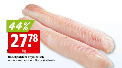 Royal - Kabeljaufilets  frisch