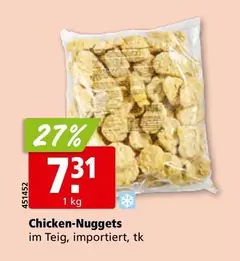 Chicken-Nuggets im Teig, importiert