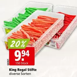 King Regal Stifte diverse Sorten