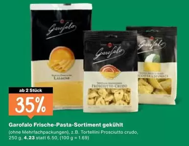 Frische-Pasta-Sortiment gekühlt