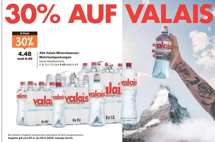 Valais Mineralwasser