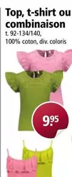 Top, t-shirt ou combinaison t. 92-134/140