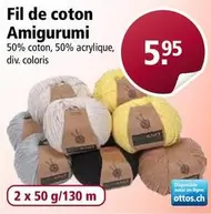 Fil de coton Amigurumi