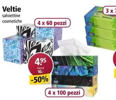 Veltie salviettine cosmetiche
