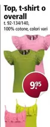 Top, t-shirt o overall t. 92-134/140
