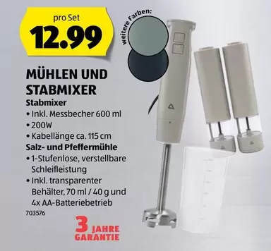 MÜHLEN UND STABMIXER Stabmixer