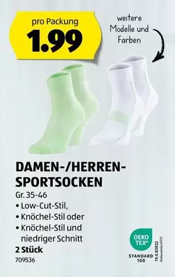 DAMEN-/HERREN-SPORTSOCKEN Gr. 35-46