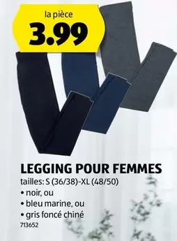 LEGGING POUR FEMMES