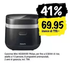 Cuociriso Mini HD3091/81